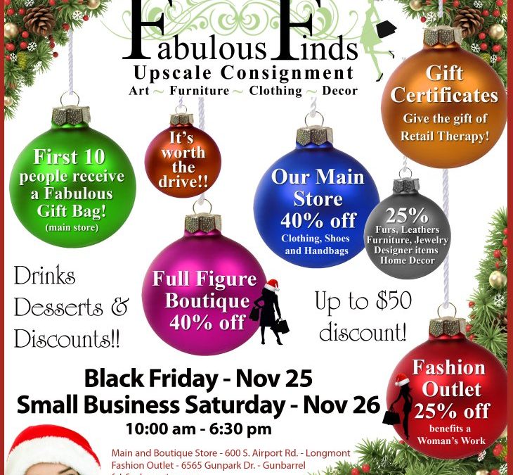 Black Friday and Small Business Saturday